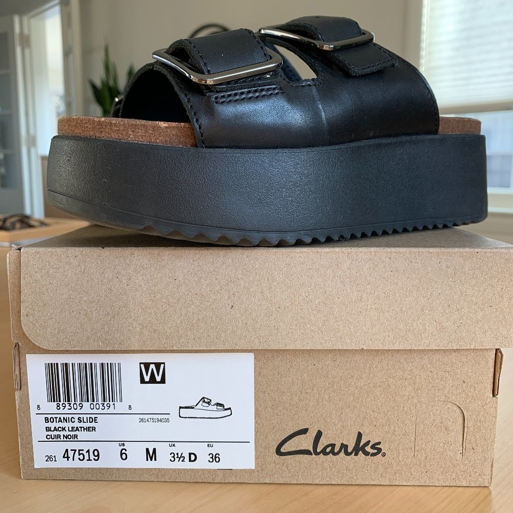 Clarks Platform Botanic Slide